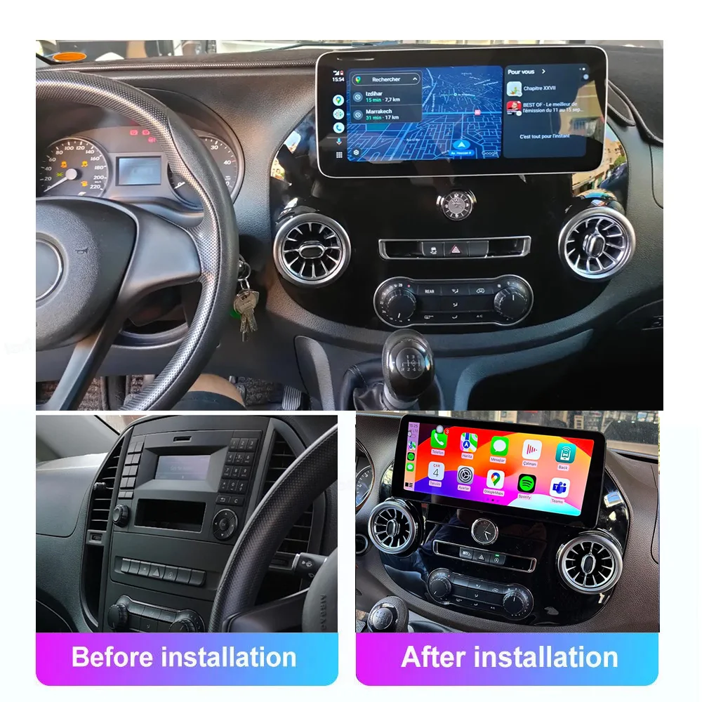 

VIGOHI 12.3 Inch Android 13 Car Radio For Benz Vito W447 2014-2022 Stereo Receiver GPS Navigation Video Carplay Player Multimedi