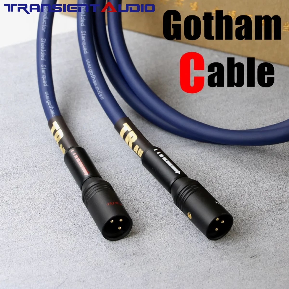Gotham 11301 Ultra Pro Starquad XLR Cable — Swiss Hi-Fi Balanced Interconnect for Amps/CD Preamps, Flagship Sound