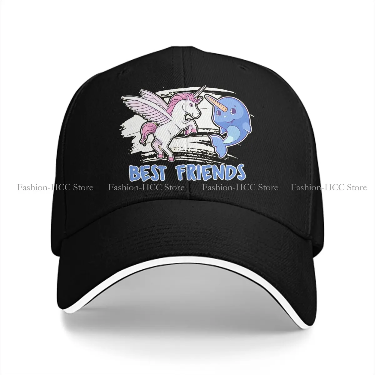 Pure Color Dad Hats Unicorn Hat Sun Visor Baseball Caps Narwhal Peaked Cap