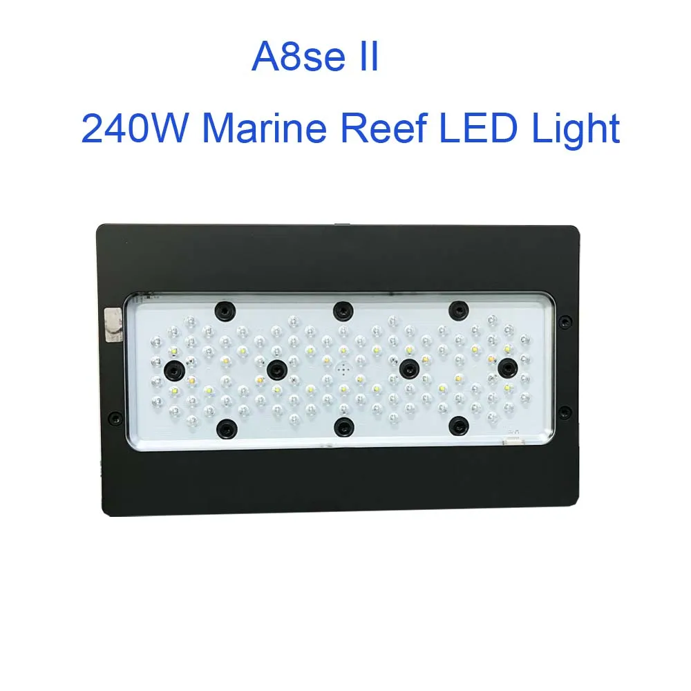 

A8SE II Max and Blue 240W Full Spectrum WiFi App Programmable Marine LED Aquarium Light for Saltwater Coral Reef Fish Tank
