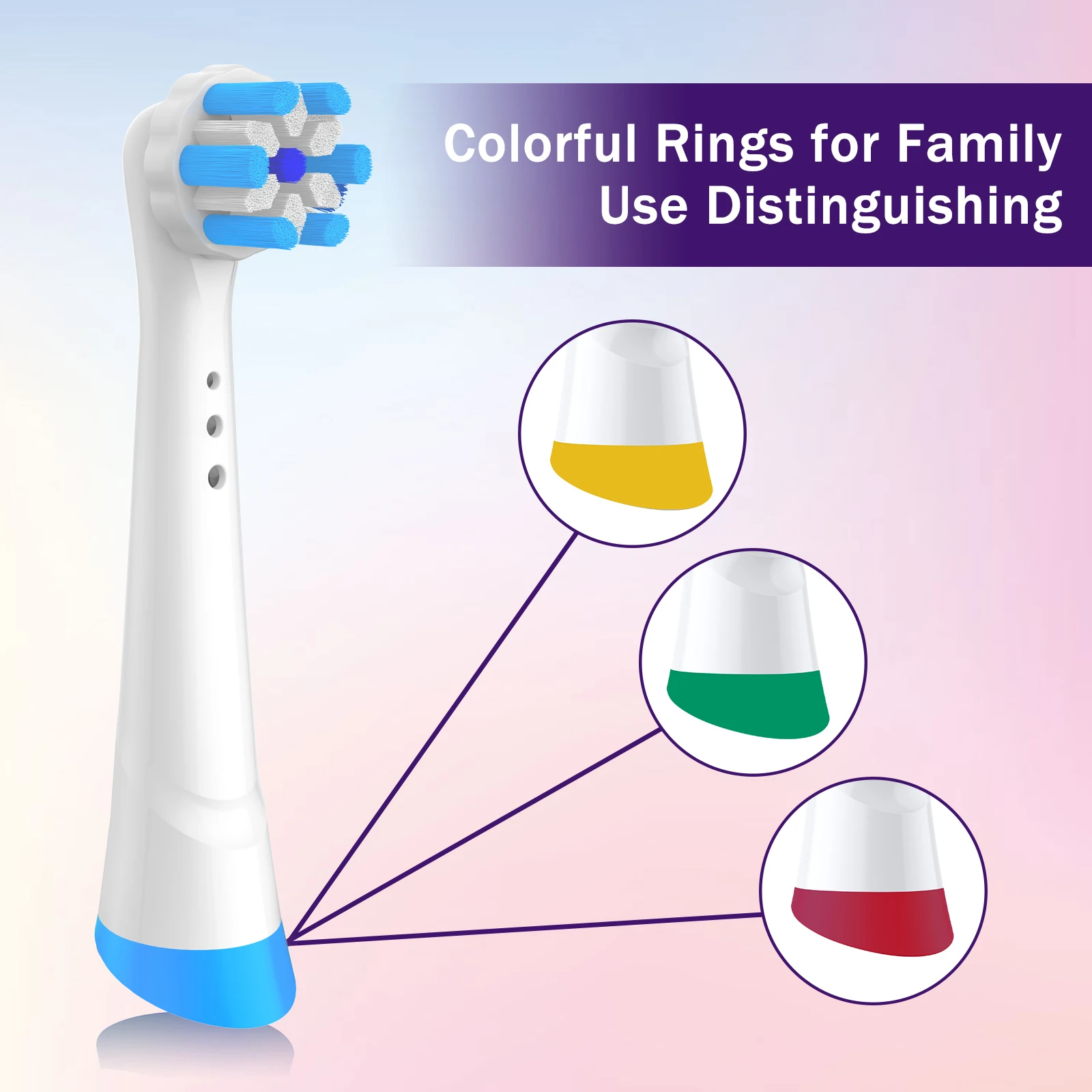 교체용 칫솔 헤드, 얼티밋 클린 전동 칫솔, Oral-B iO 3, 4, 5, 6, 7, 8/9 시리즈와 호환