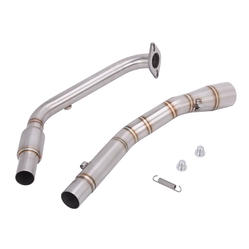 Slip On For Yamaha YZF R15 V4 MT-15 R125 2025 2026 Euro 5 Motorcycle Exhaut Front Middle Link Pipe Escape 51mm Muffler 2 Sensors
