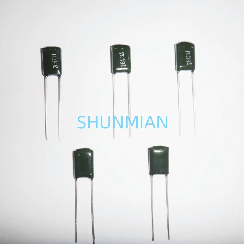 50pcs Polyester Film Capacitor 250V 1nF 1.5nF 2.2nF 100nF 2E102J 2E152J 2E222J 2E332J 2E472J 2E682J 2E103J 2E223J 2E473J 2E104J