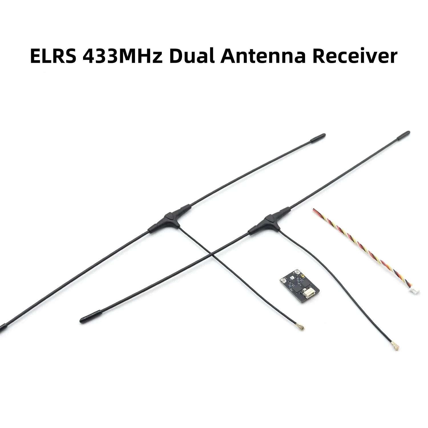 ELRS Diversity 433MHz Dual Antenna Receiver RX RC FPV Aircraft Long-term Spare PartsUniFly