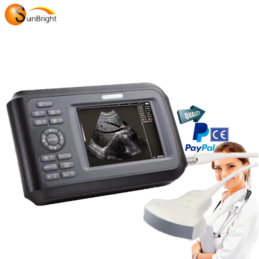 

USB port 2D handheld portable ultrasound scanner Sun-808F with convex probe