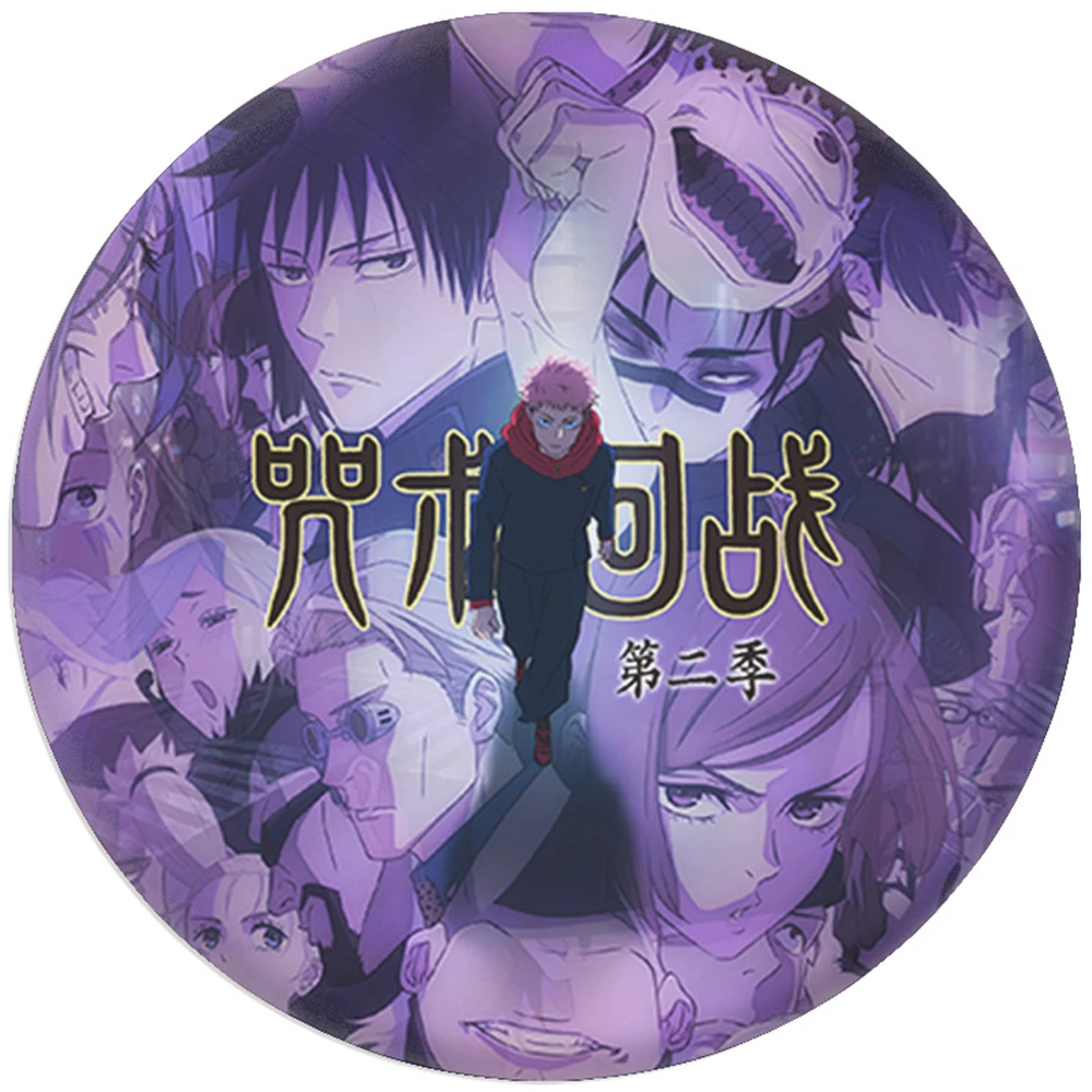 Anime Jujutsu Lijn Itadori Yuji Rimuru Ryomen Sukuna Cosplay Kostuum Badge Pin SPTE Blik Broche Accessoires Prop Gift