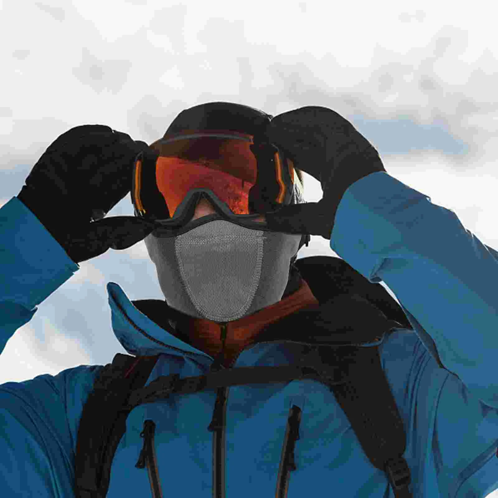 Face Towel Windproof Protective Facial Mask for Riding Equipment Reusable Black Warm Neck Cover Outdoor