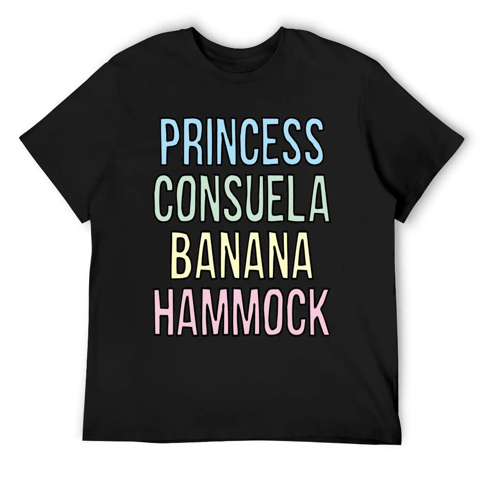 Princess Consuela Banana Hammock T-Shirt tops oversized slim fit t shirts for men