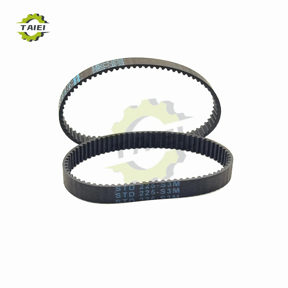 S3M المطاط حلقة متزامن حزام طول 567 570 573 576 579 582 585 588 591 594 597 600 مللي متر عرض 6-25 مللي متر توقيت محرك مسننة حزام #6