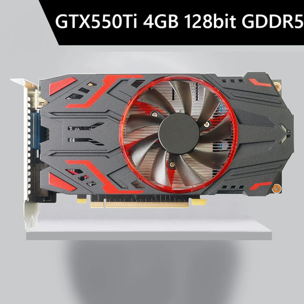 فريدة من نوعها! GTX 550Ti 4GB GDDR5 بطاقة رسومات الكمبيوتر بطاقات فيديو الألعاب لـ PCI-Express 2.0 بطاقة فيديو ألعاب منفصلة للكمبيوتر #6