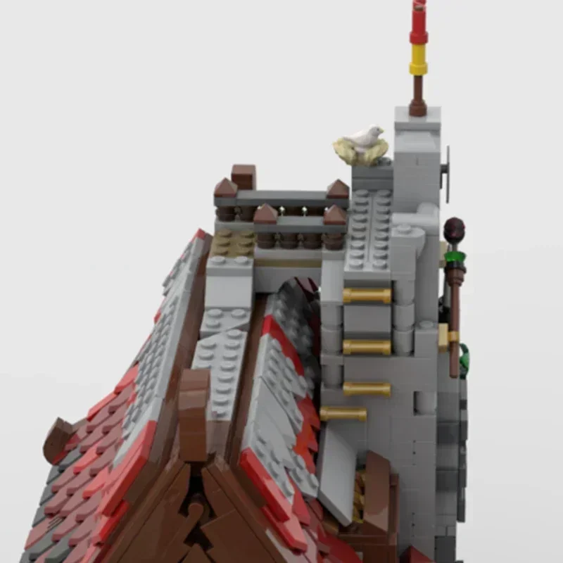 Medieval Model Moc Building Bricks Village Taverns Blacksmiths Technology Modular Blocks Gifts Christmas Toys DIY Sets Assembly