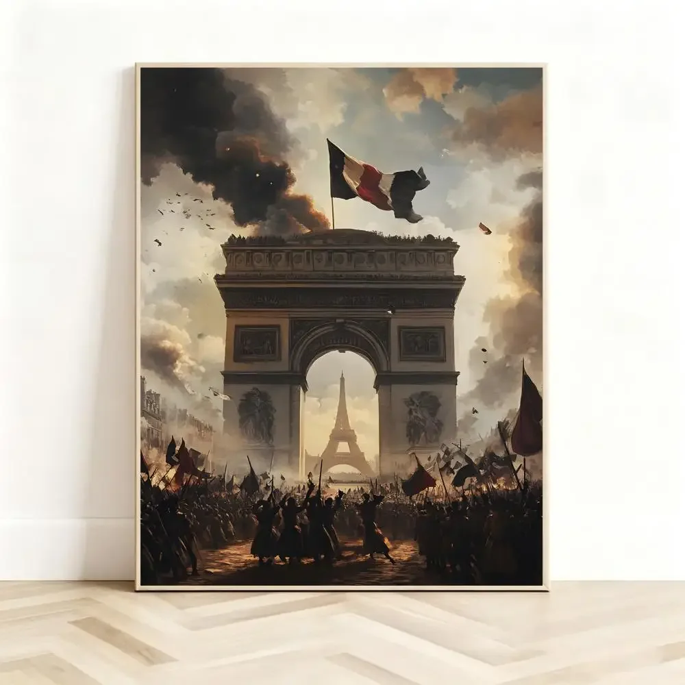 Famous Historicalperson N-Napoleon Bonaparte Poster Classic Self-Adhesive PP Wall Sticker for Living Room Bar Decor Gift