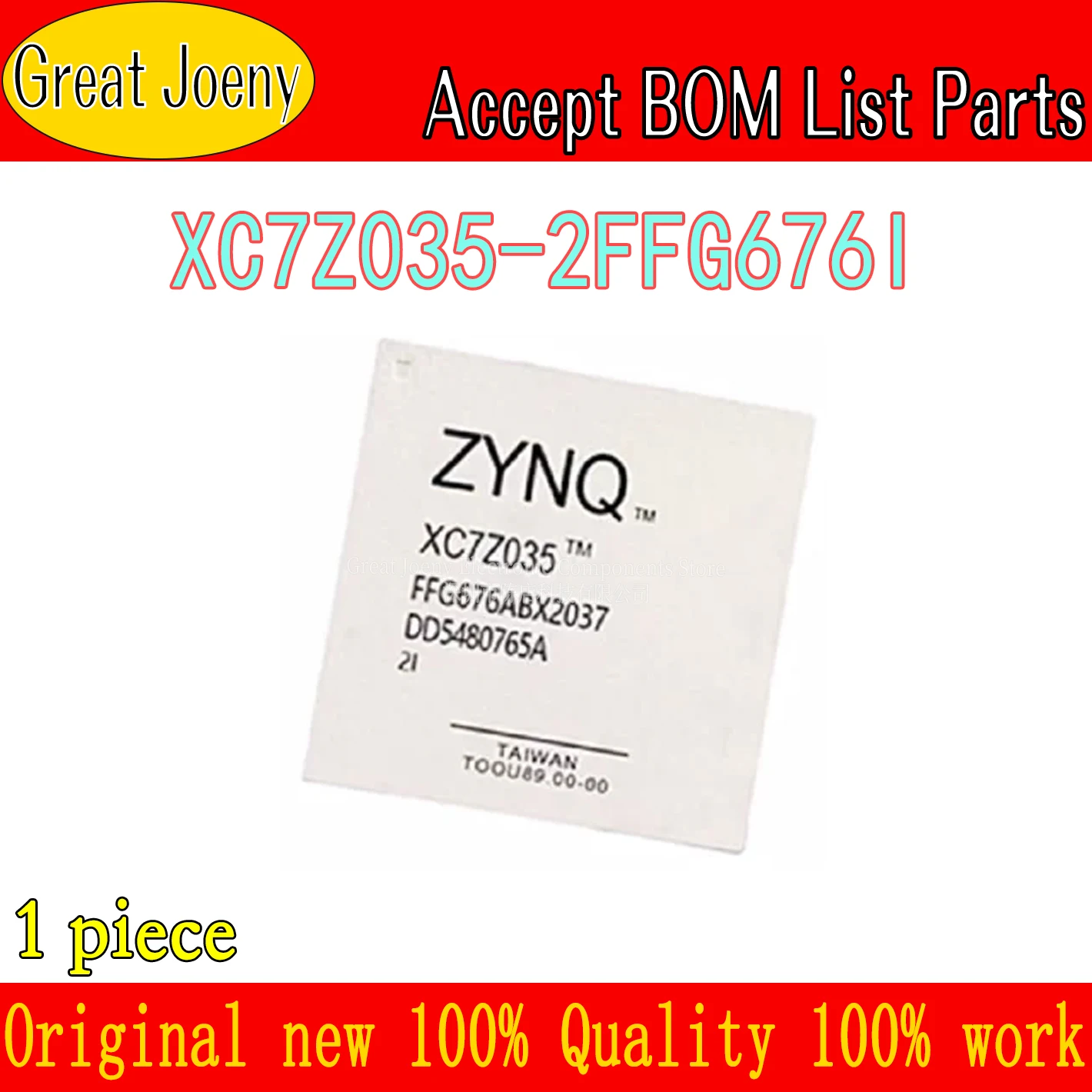 100% New Original XC7Z035 XC7Z035-2FFG676I IC Chipset FCBGA-676 Bulk Best Price Plastic Casing