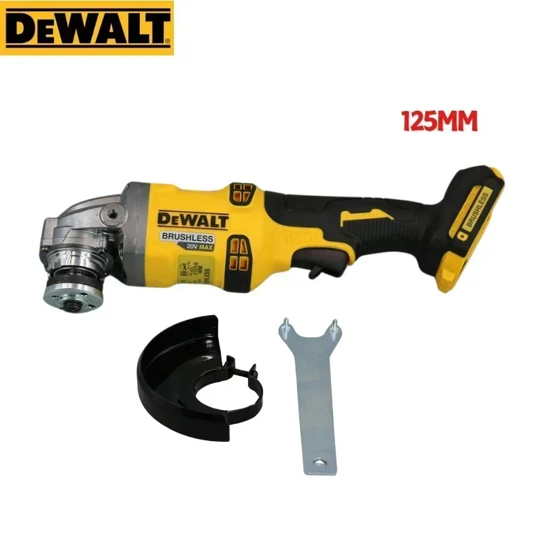 Dewalt Borstelloze Elektrische Haakse Slijper 125/100mm Snijmachine Polijstmachine Huishoudelijk Elektrisch Gereedschap Fit voor Dewalt 20V batterij