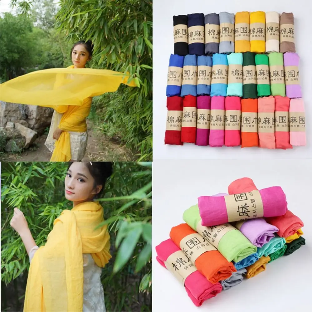 Summer Sun Protection Scarf Soft Long Shawls Beach Scarves for Women Men