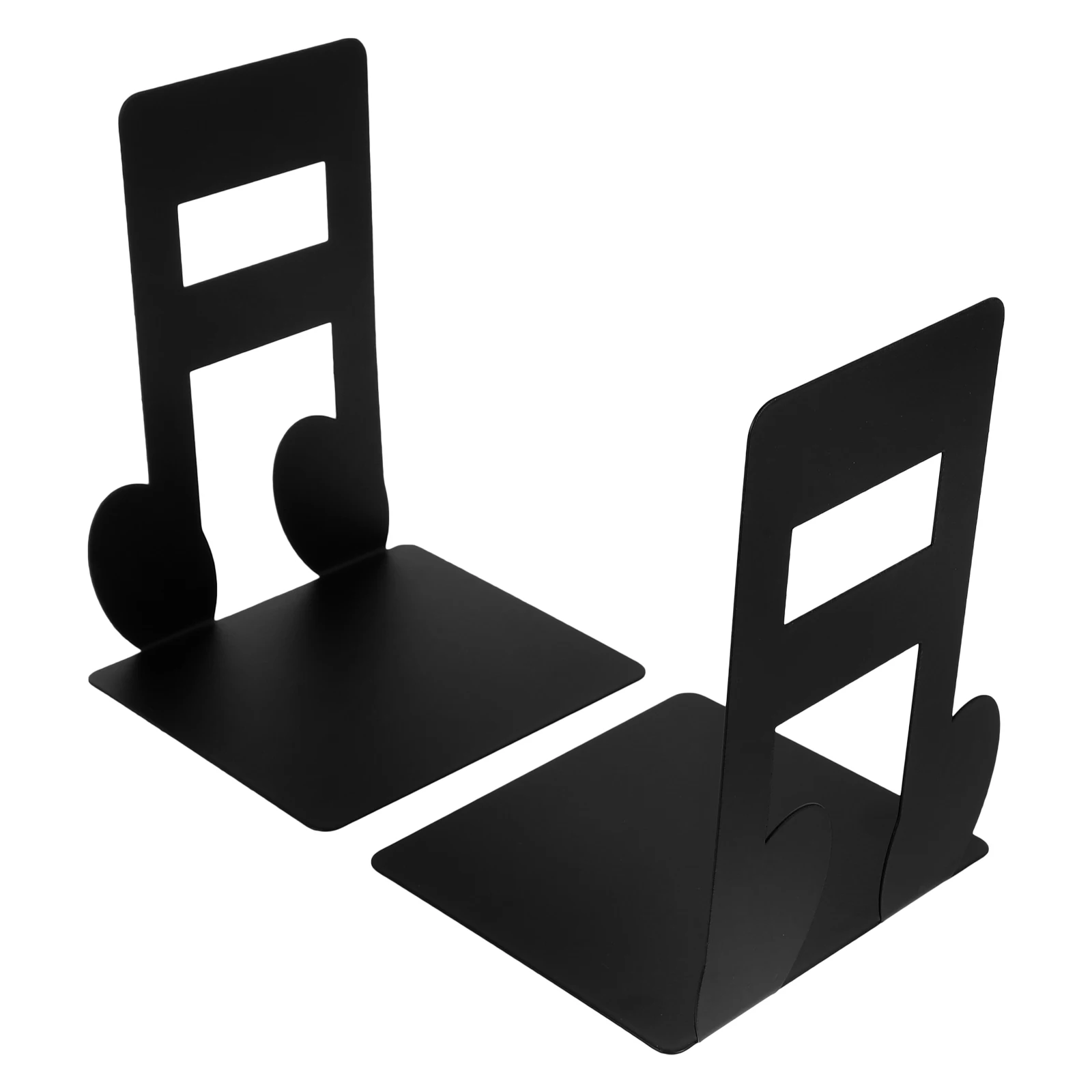 

Musical Bookends Iron Desktop Holders Study Room Organizer Metal Stands Storage Solution Gift Convenient Book Organizer