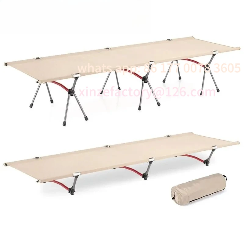 

Customizable Camping Cot Portable Folding Bed Ultralight Aluminum Alloy Sleeping Cot for Outdoor Hiking Backpacking Travel