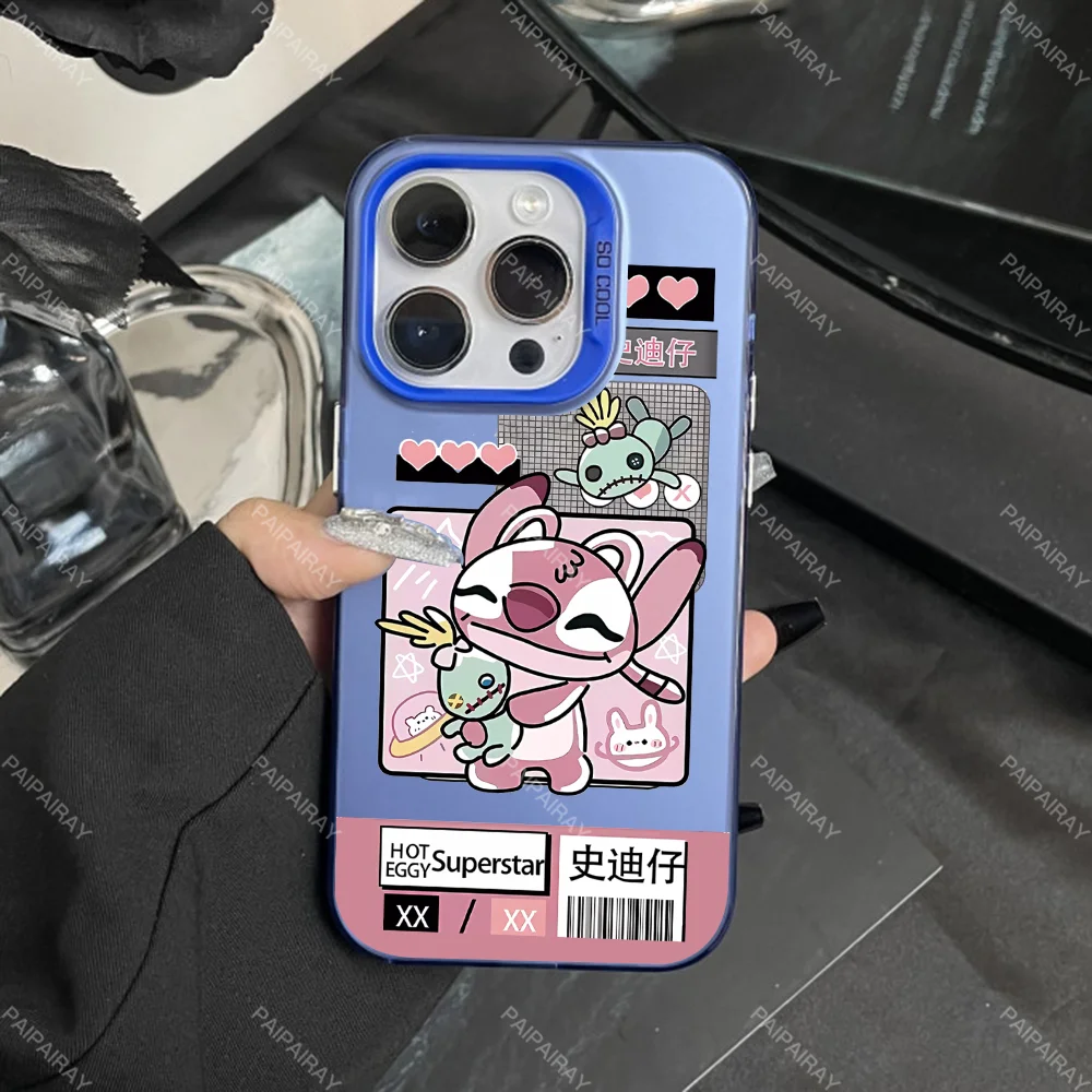 لطيف S-ستيتش زوجين لسامسونج غالاكسي S20 23 24 25 30 32 34 35 FE زائد الترا جراب هاتف قذيفة حماية الغطاء الخلفي IMD #4