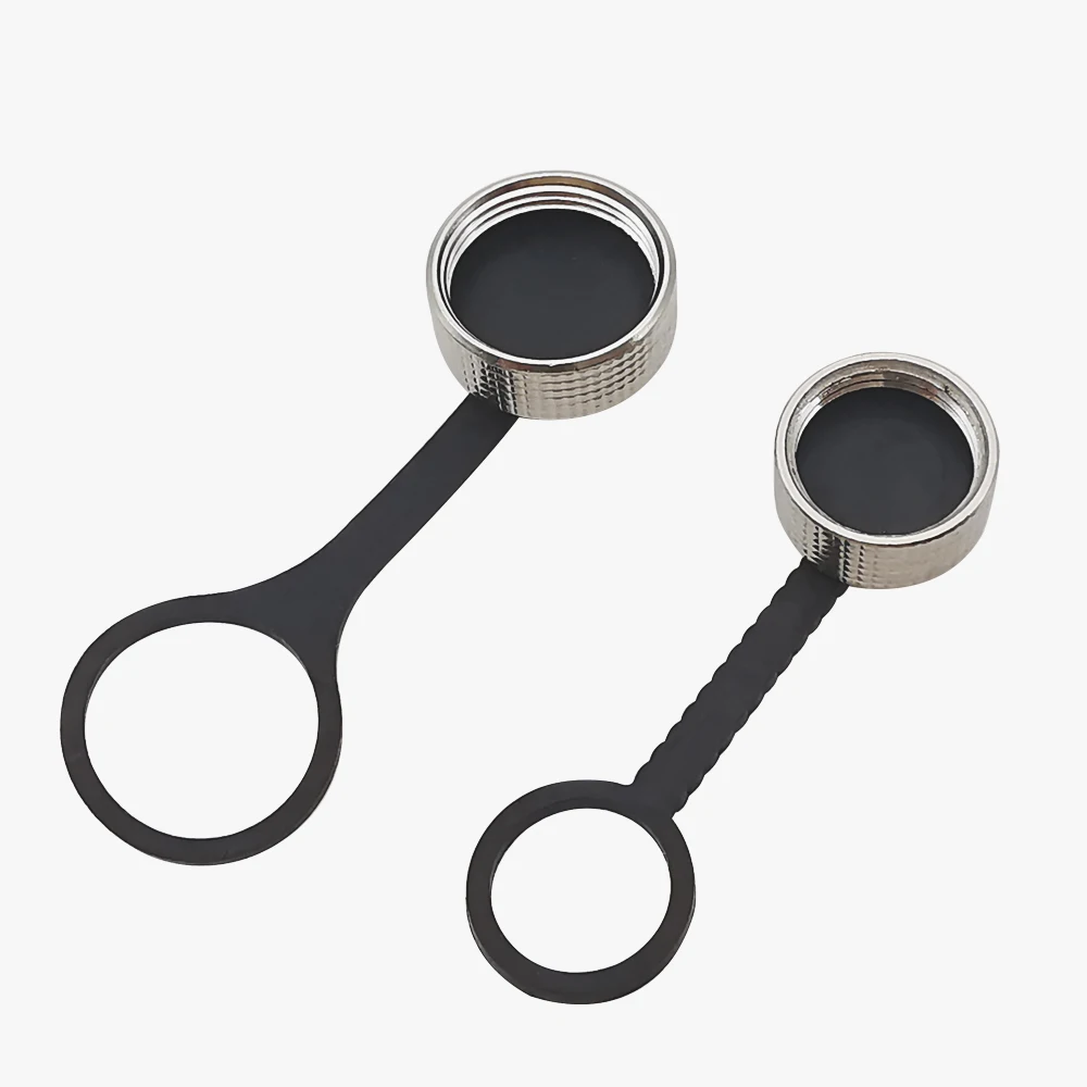 GX12 GX16 GX20 Aviation Connector Protective Sleeve GX12/16/20 Waterproof Dust Metal/Rubber Cap Circular Aviation Plug Cover image 6