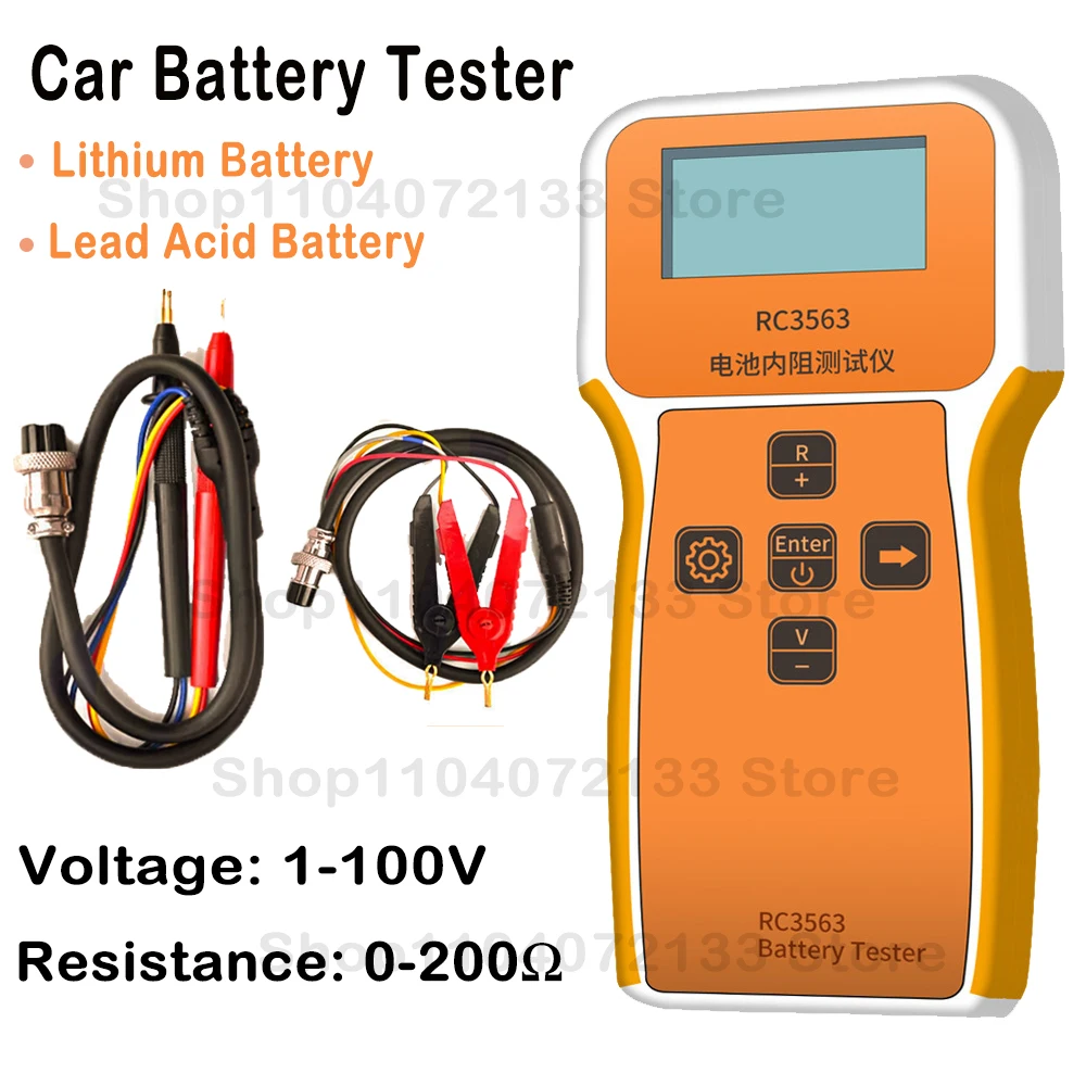 RC3563 Battery Voltage Internal Resistance Tester True Four-wire AC High-precision Lithium Lead Acid 18650 Car Battery Detector