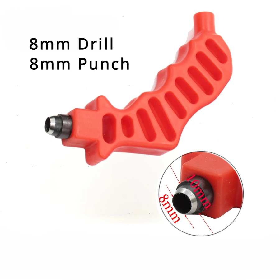 PE Pipe Punch 8mm Hole LDPE Pipe Punch Irrigation Drill Garden Grip Hole Puncher Irrigation Hose Driller for Pipe16/20/25mm