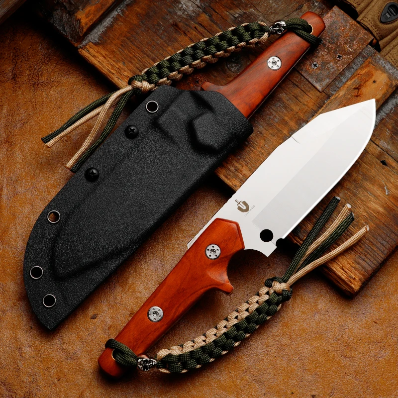 Couteau de chasse extérieur en acier S30V, Crusader Forge, Dulshort, Survie en milieu sauvage, Tough Guy, Saber, Fruit