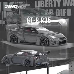 INNO 1:64 LBWK GTR R35 Super Silhouette 35GT RR Diecast Diorama Car Model Collection Miniature Toys