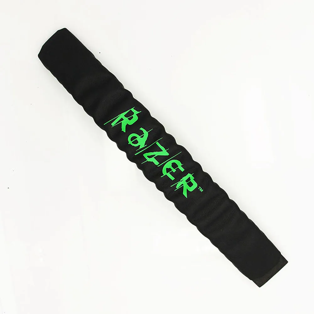 وسادات أذن من الفوم الناعم للاستبدال ، وسادات للأذن ، وسادات وسائد وغطاء للأكواب ، أغطية رأس خضراء للرأس من Razer Chimaera Electra V2 7.1 USB