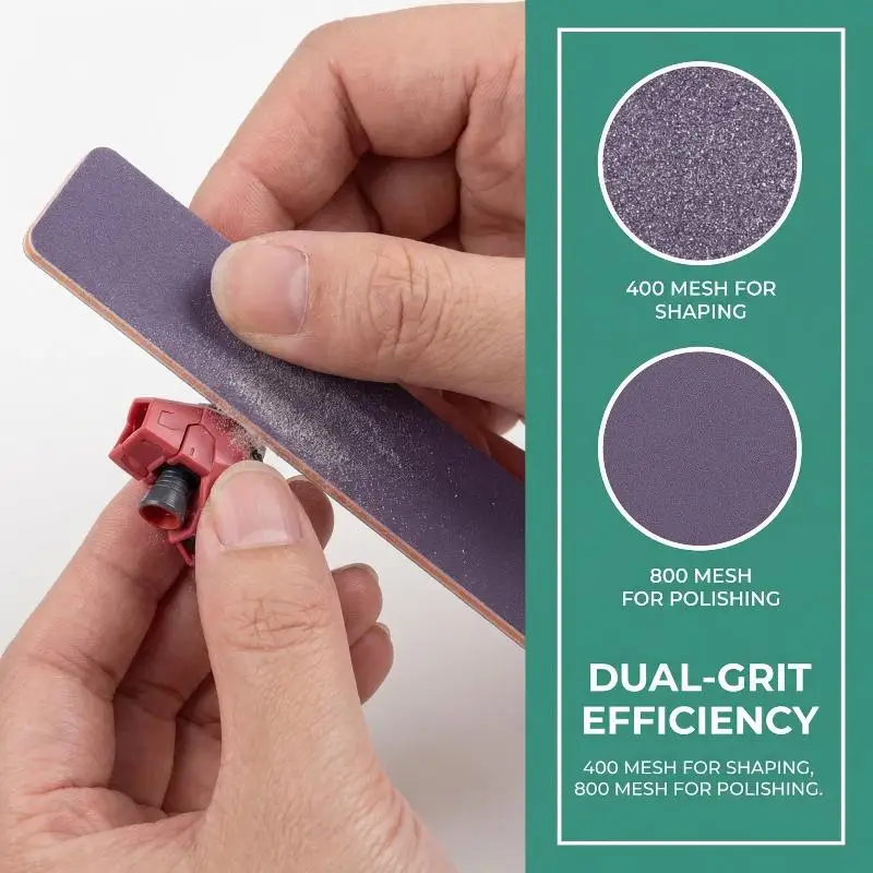 

Professional Sanding Sticks 400 to 1500 Mesh SemiRigid Polishing Rods for Plastic Hobby Model Detailing and Polishing