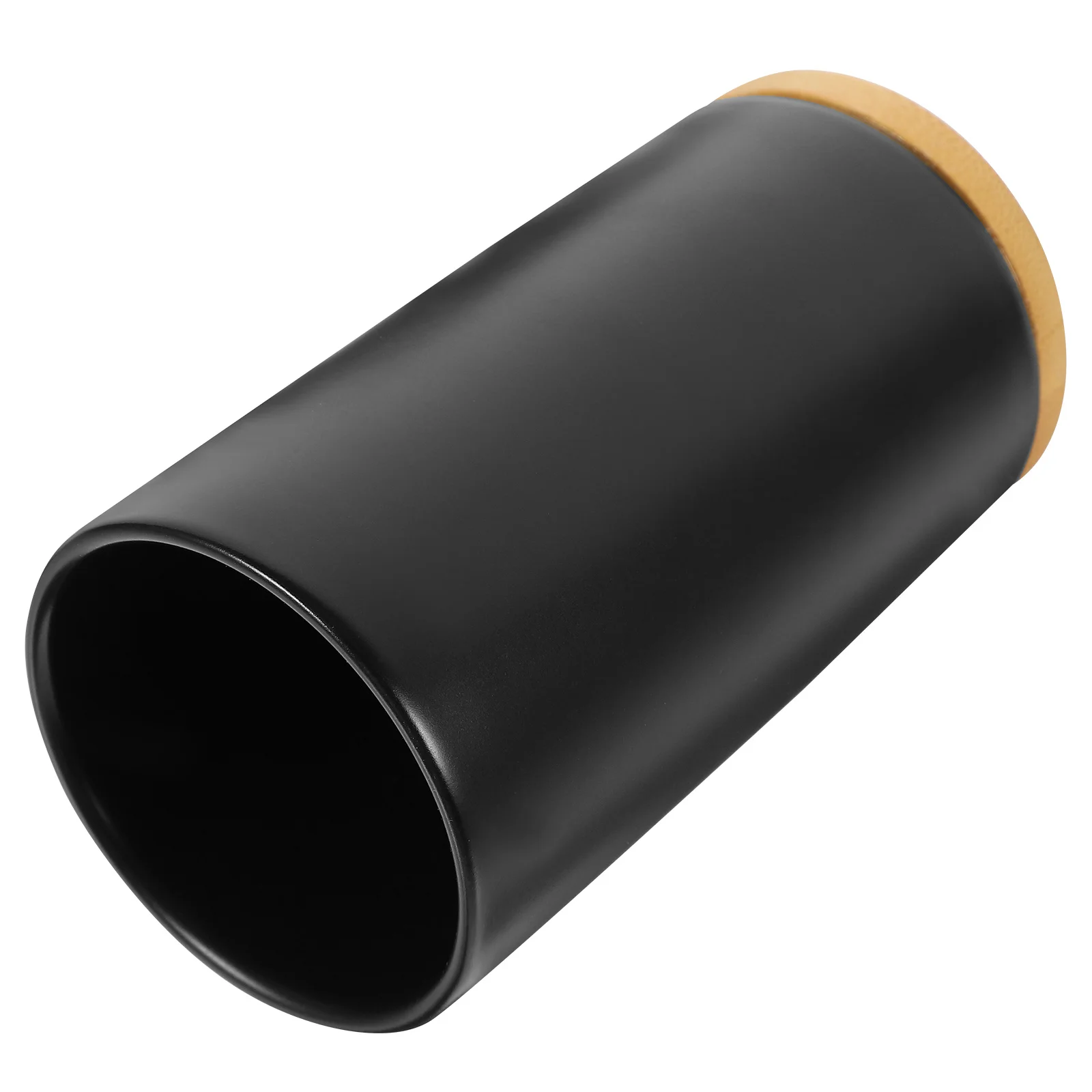 Tooth Rinsing Cup Ceramic Material Safe Easy Clean Heavy Duty Not Tip Over Ideal for Bathroom Counter Toothbrush and Toothpaste