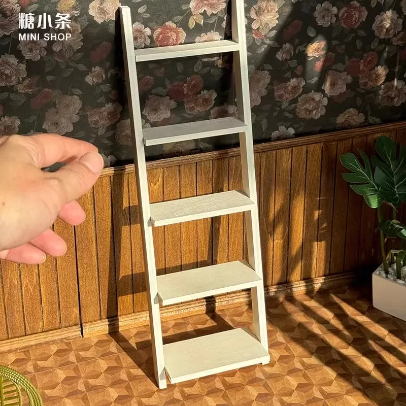 1/6 Doll House Model Furniture Accessories Wall Ladder Flower Storage Rack Bjd Ob11 Gsc Blyth Soldier Lol Dollhouse Miniatures