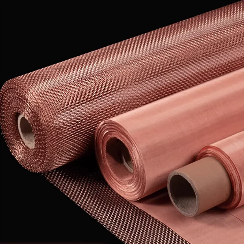 99.9% Pure Copper Wire Dense Filter Screen Mesh 10 20 30 40 50 60 80 100 120 150 180 250