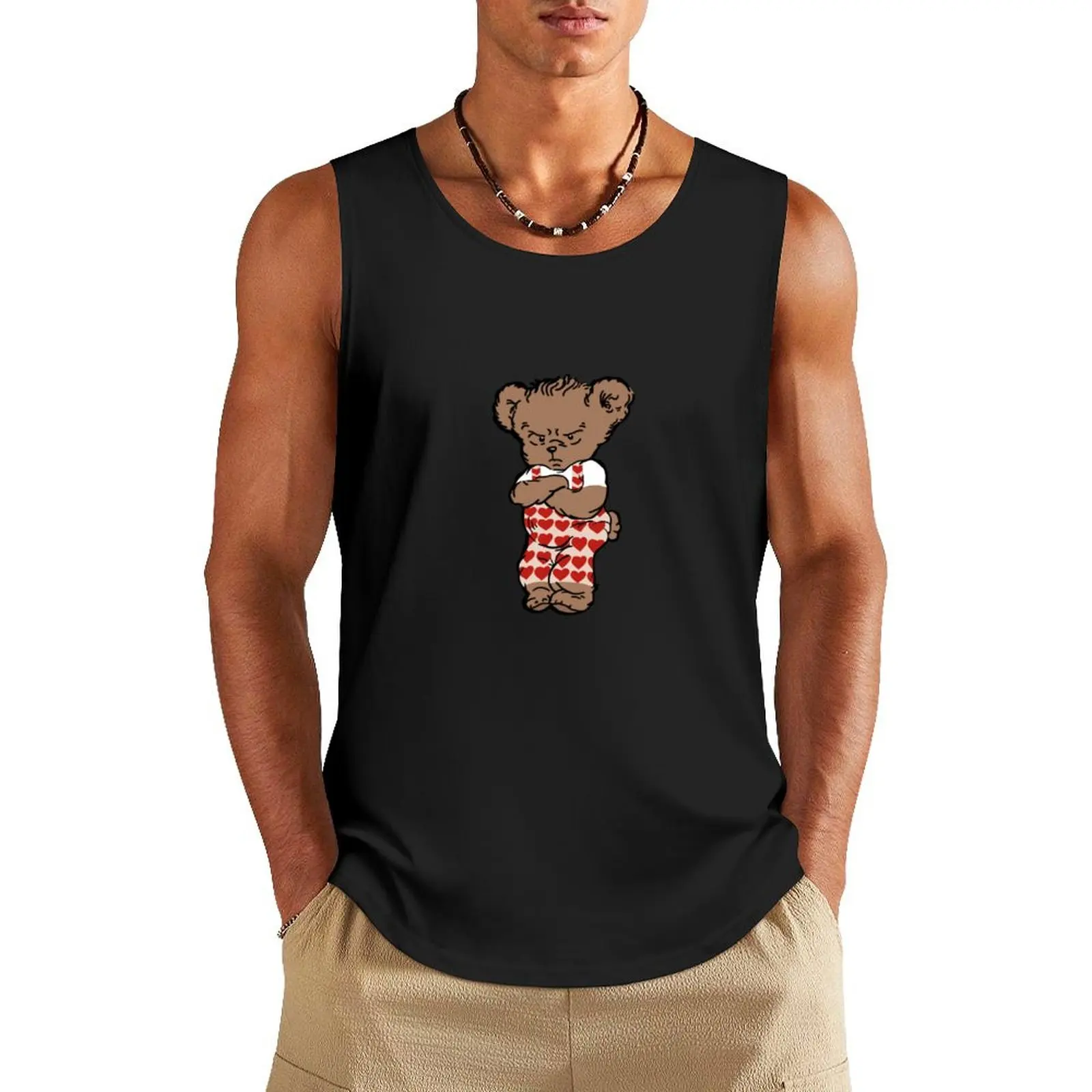harry bear Tank Top Sportswear for men bodybuilding men men gym mens clothing