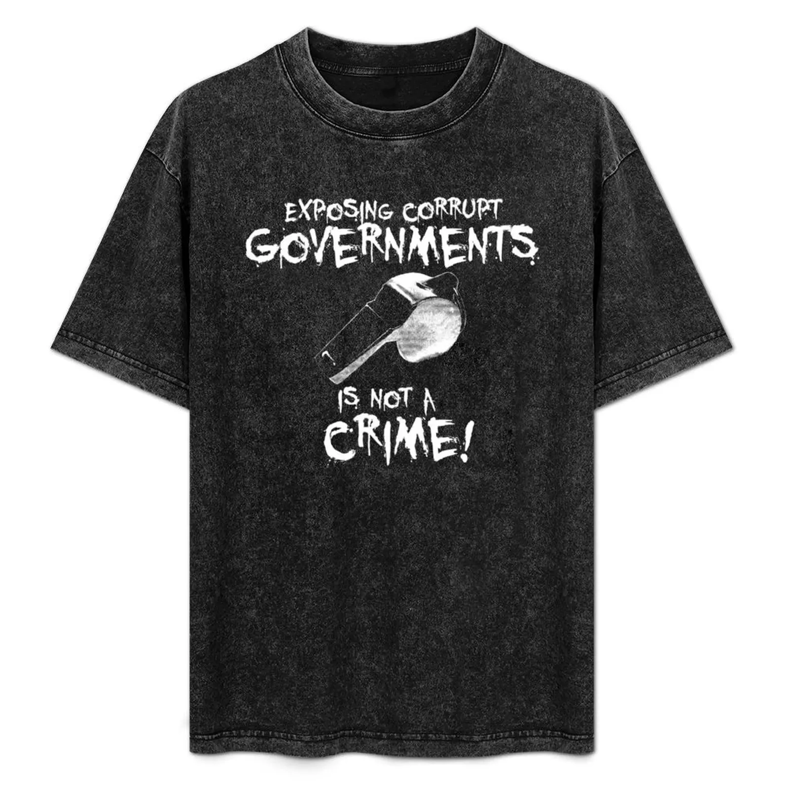 

Футболка Whistleblower, летняя повседневная футболка больших размеров