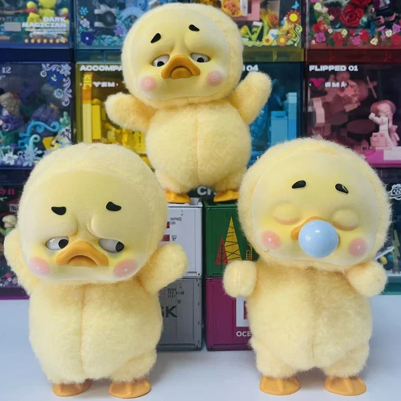 Plush Blind Box Upsetduck V3 Upset Duck Born This Way Duck  Vinyl Plush Mystery Box Action Figure Cute Anime Doll Toy Kids Gifts