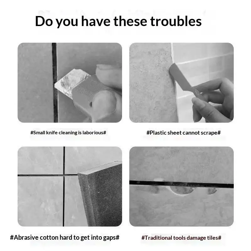 Ceramic Tile Grout Removal Tool Wall Floor Joint Scraper Seam Cutting Rake Cleaning Blade For Tile Grout Clean