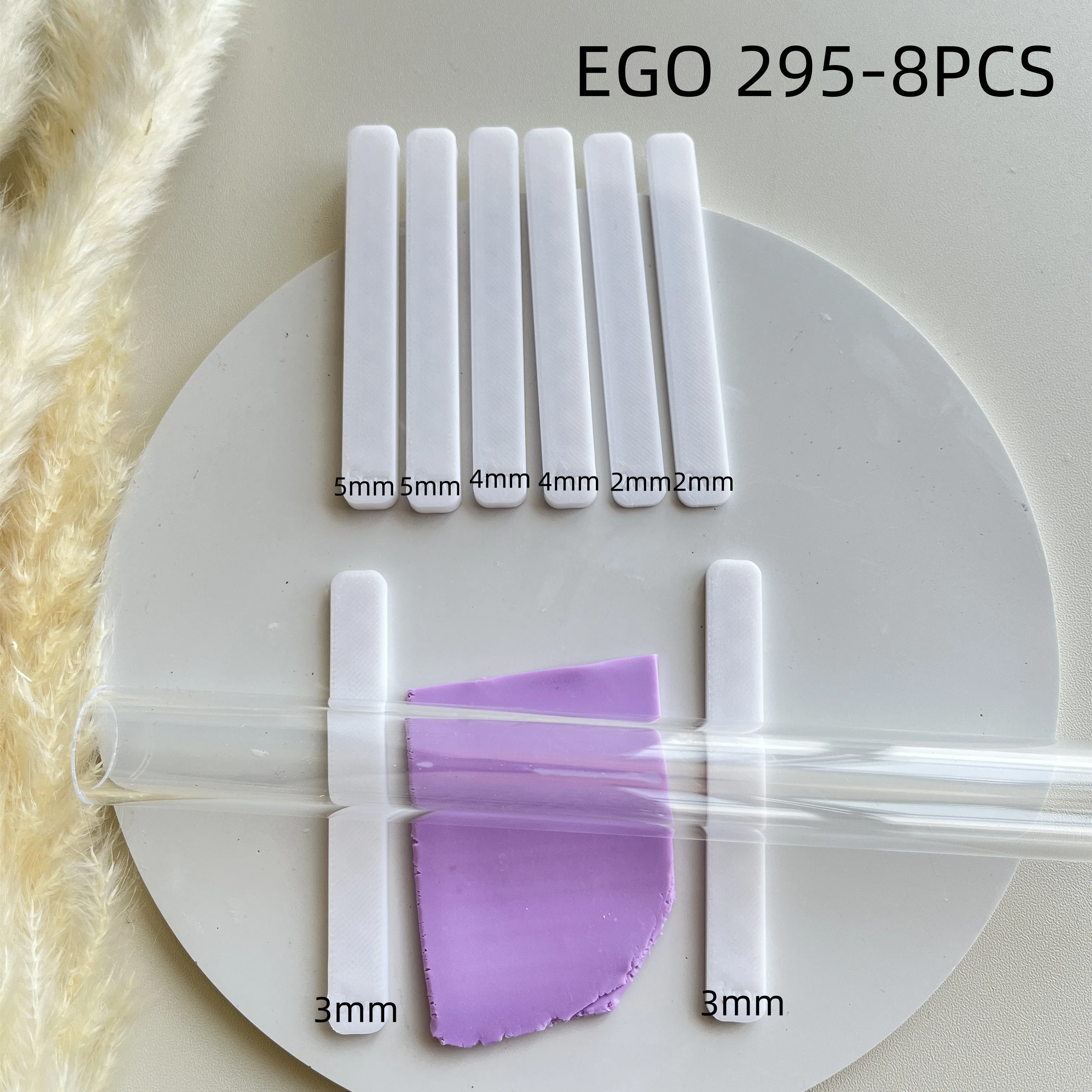 2Pcs/Set Clay Ruler…