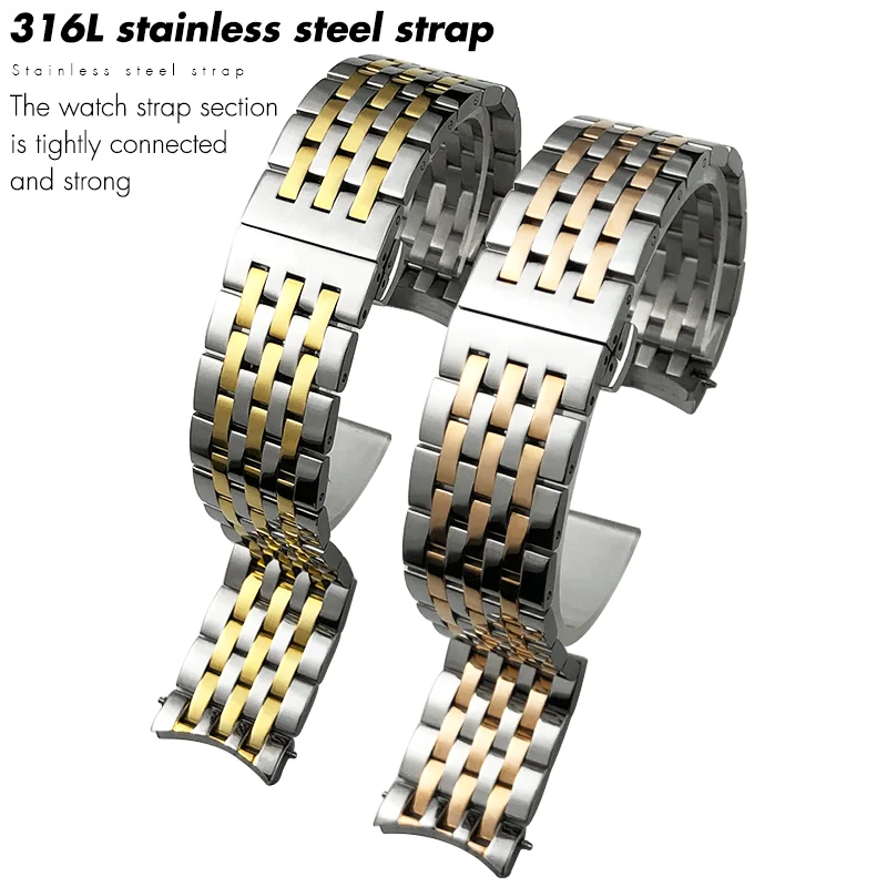 for Tissot T063 1853 Men\'s Bracelets 20mm Watchband T063637 T063610A T063617A Stainless Steel Watch Strap