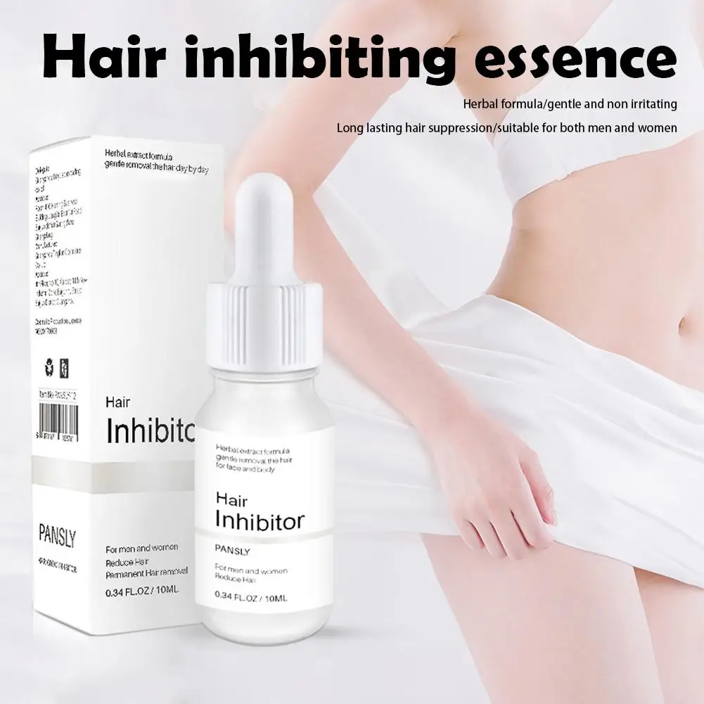 1/2/3PCS Fast Hair Inhibition Serum Stop Hair Growth Naturally Painless Depilatory Treatment for Smooth Body Skin