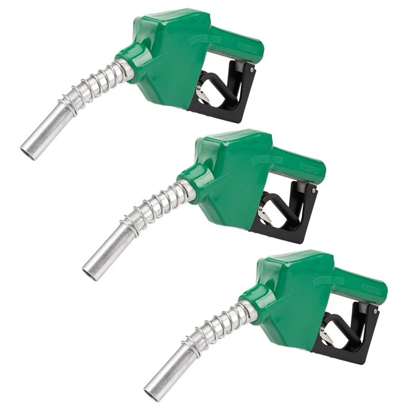 3X Fuel Refilling Nozzle Automatic Cut-Off Fuelling Nozzle Fuel Oil Dispensing Tool Oil Water Refueling