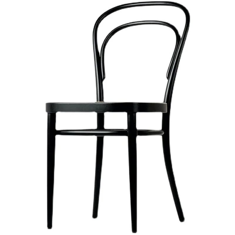 Solid Wood Dining Chairs, Living Room, Rattan Stools, Backrests, B&B Hotel Designer Reclining Chairs