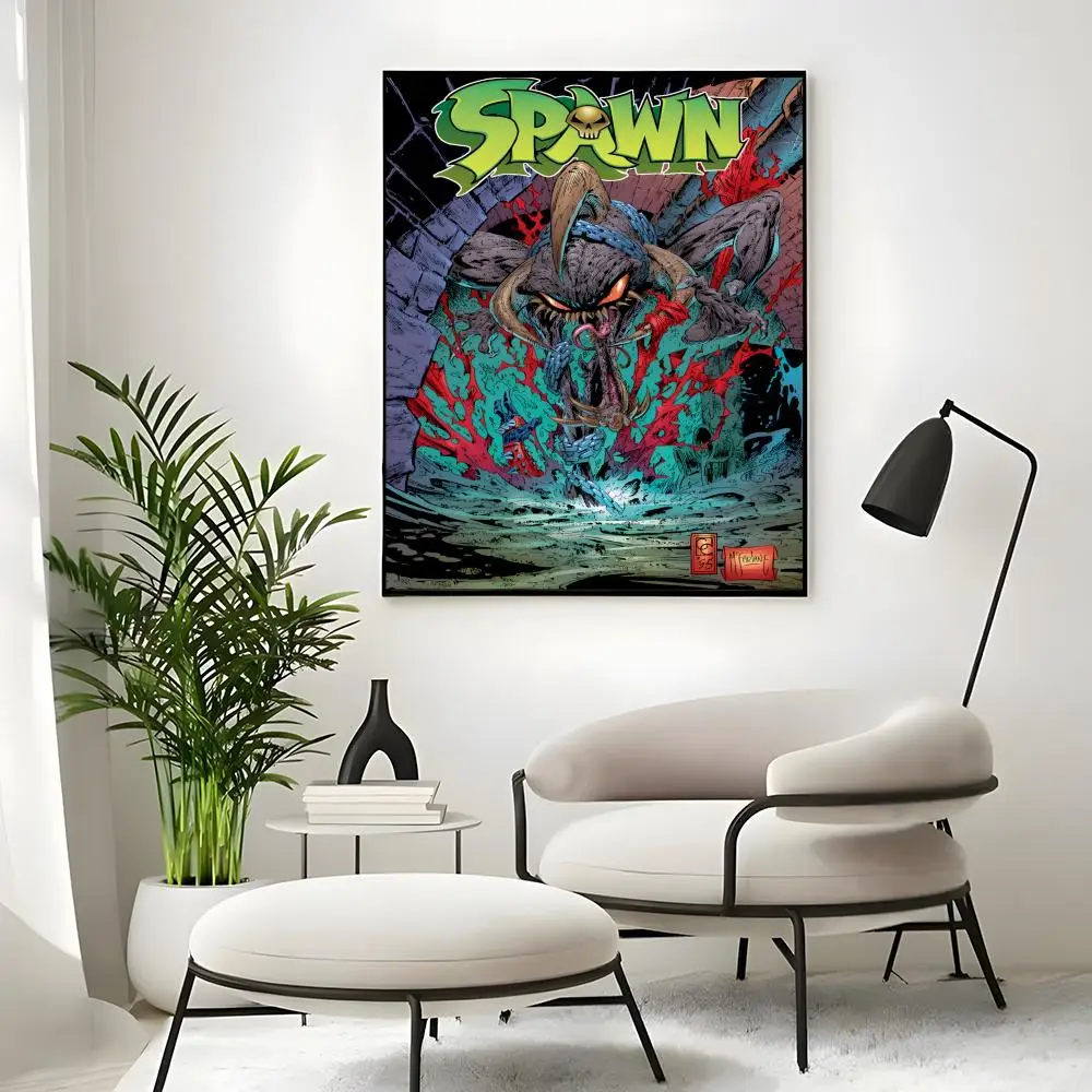 Anime Spawn Todd McFarlane Poster Self-adhesive Art Waterproof Paper Sticker Coffee House Bar Room Wall Decor - view 4