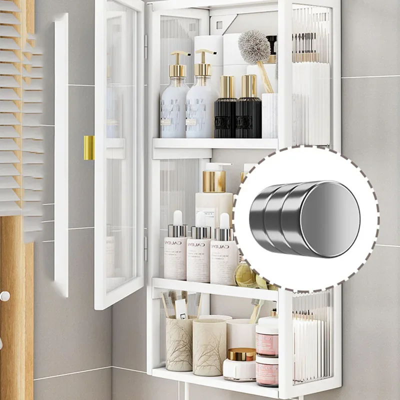 Organizer Makeup Modern Bathroom Cabinet Sink Dresser Toilet Shelves Vanity Mirror Space Saving Jewelry Washbasin Home Furniture