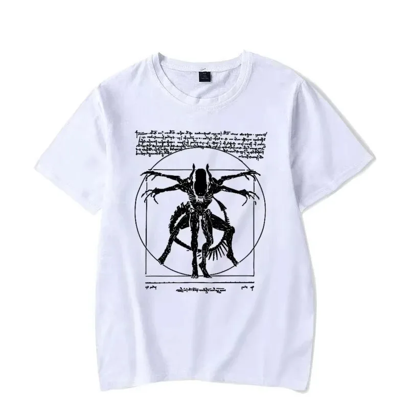 Alien Men's T-Shirt -Gamer T-Shirt Da Vinci Print Women Tops Alien T-Shirt Da Vinci Men's Tshirt 2026 Men's Graphic T Shirts