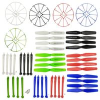 SYMA X5HW X5HC Propellers Blades Protectors Ring Landing Skid For X5H Series RC Quadcopter Drone Parts White Black Red  Blue