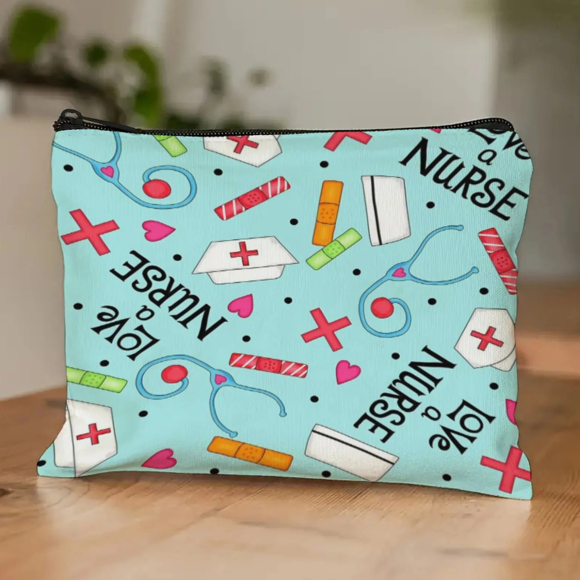 ممرضة حقيبة ماكياج هدية غرفة الطوارئ ممرضة سستة حقيبة ICU NurseGift ممرضة التقدير حقيبة مستحضرات التجميل ممرضة هدية التخرج #1