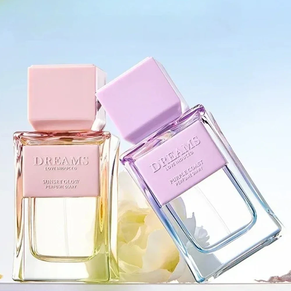Perfume original feminino de alta qualidade, perfume fresco eau de tulite, fragrância de longa duração, notas frutadas de ébano, presente para mulheres