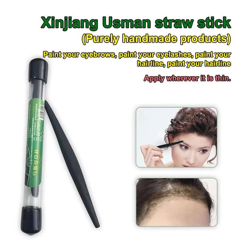Lápiz de cejas de hierba Usman, cejas voluminizadoras, lápiz de cejas orgánico, activador del crecimiento del cabello, previene la pérdida, resolver cejas esparas