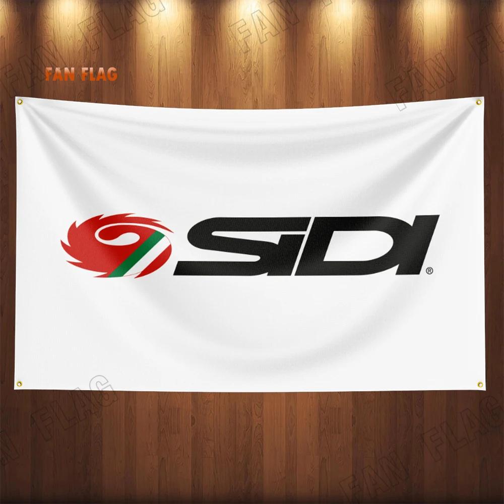 90x150CM SIDIs Auto Parts Flag Banner For Motorcycle cars Racing Garage Outdoor Decoration Tapestry Poster Cycling Motor shoes