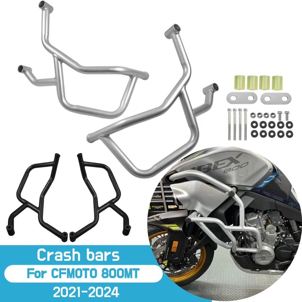 

For CFMOTO 800MT Crash Bars Engine Guard Frame Sliders Bumper Falling Protection 800 MT 2021-2024 2023 Motorcycle Accessorie